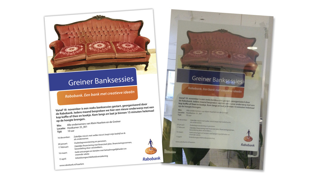 Banksessie poster
